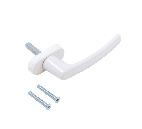 Ручка для пласт окон Эрен (MESUT) штифт 35мм белая 4680143705756