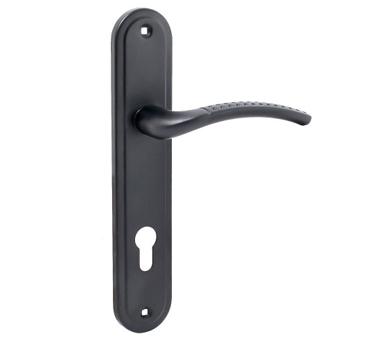 АЛЛЮР Комплект ручек 132-1 85мм  BL  мат черный 4630098156516