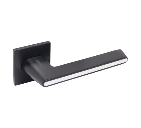 Аллюр Комплект ручек АРТ  АДЕЛЬ 851511 BL/W мат черный/белый