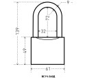 АЛЛЮР Замок навес ВС1Ч-360Д длин дужка d9мм 5кл 4640001793127