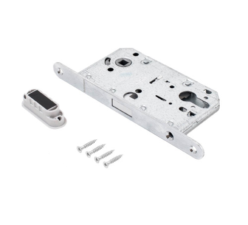 Аллюр Замок врезной  АРТ МL85-50 SС мат хром без цм магнитный