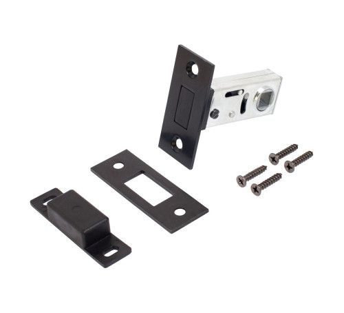 Аллюр Защелка магнитная АРТ L50-8М BL матовый черный 4680143700263