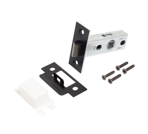 Аллюр Защелка АРТ L45-8 BL мат черный 4680143700423