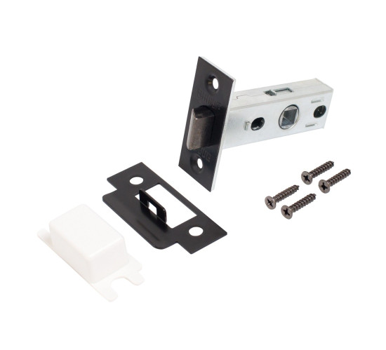 Аллюр Защелка АРТ L45-8 BL мат черный 4680143700423