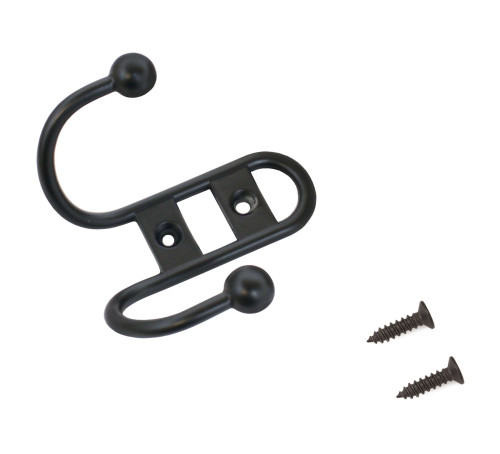 Стандарт  Крючок-вешалка 208 В  BL мат черный 4680143700478