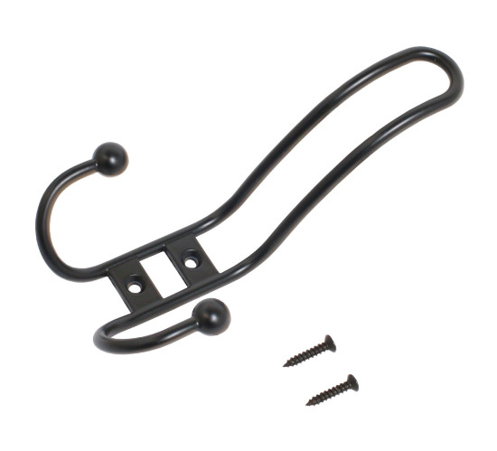 Стандарт  Крючок-вешалка 208 A  ВL мат черный 4680143700485