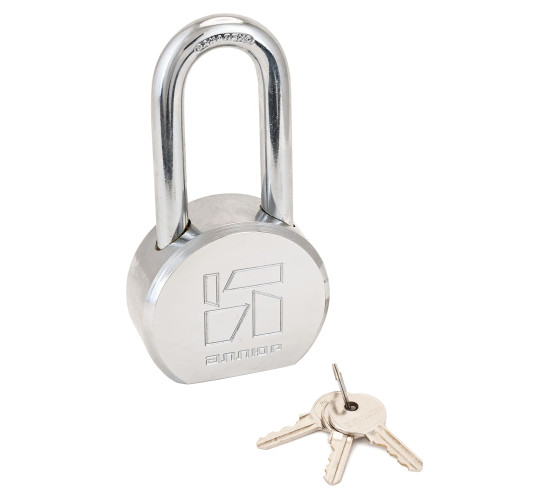 АЛЛЮР Замок навес ВС1С-865Д хром d10мм