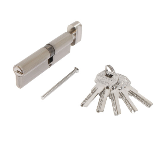 Стандарт  Цилиндр. механизм MAX100 (55*45B) SN 5перфокл кл/верт ник 4680143701307