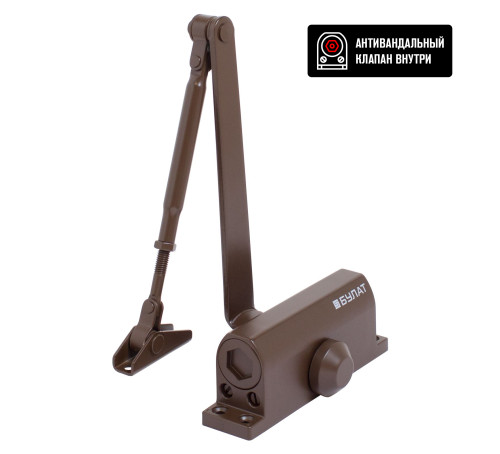 Булат  Доводчик дверной ULTIMATE ДД-60 А-С 25-80кг коричневый