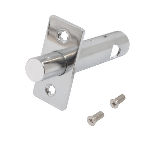 Булат  Задвижка врезная ЗДВ 01.60.04 хром 8мм бексет 60мм