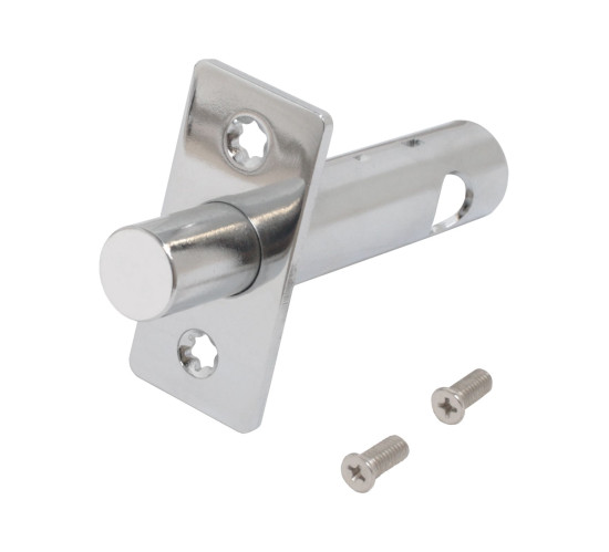 Булат  Задвижка врезная ЗДВ 01.60.04 хром 8мм бексет 60мм