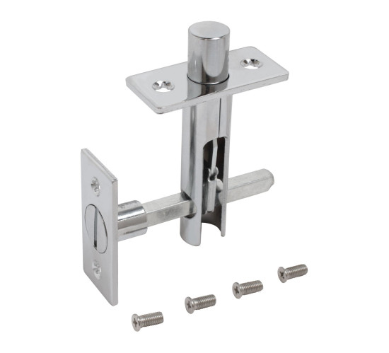 Булат  Задвижка торцевая ЗДТ 01.60.04 хром 8мм