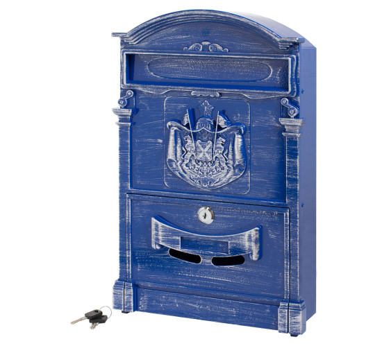 Ящик почтовый 4010В антик синий 4680143704001