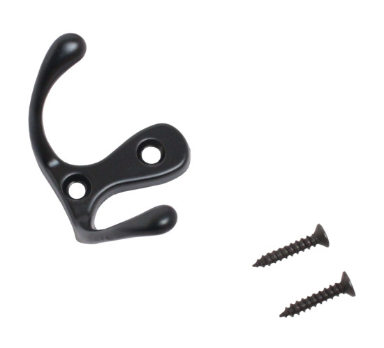 Стандарт  Крючок-вешалка 002 ВL мат черный 4680143705275