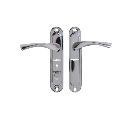 АЛЛЮР Комплект ручек 03S CR R  прав для сувальдн замков 42мм 4680143707347