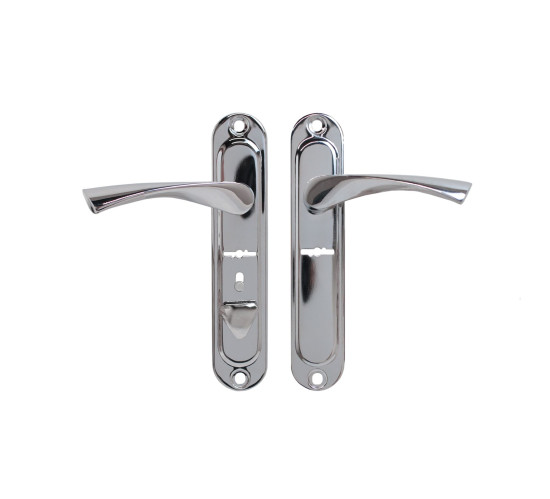 АЛЛЮР Комплект ручек 03S CR R  прав для сувальдн замков 42мм 4680143707347