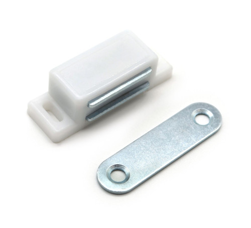 StahlBuro  Магнит мебельный L-45 h-14 белый 4шт 4680143710071