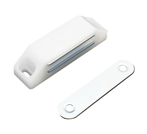 StahlBuro  Магнит мебельный L-60 h-15 белый 4шт  4680143710118