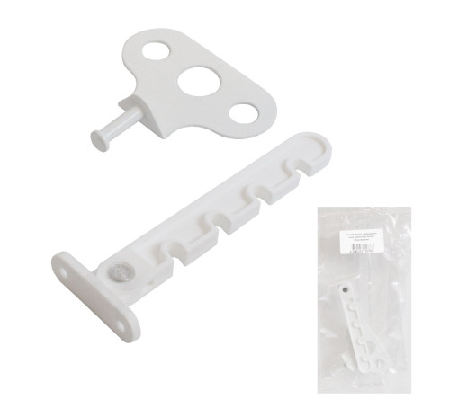 Огранич открывания окна  гребенка белый в сб 105