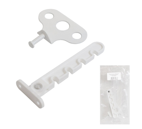 Огранич открывания окна  гребенка белый в сб 105