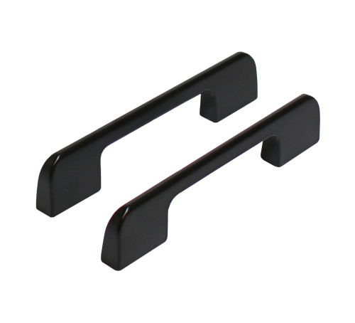 StahlBuro Ручка скоба меб A300-96 BL мат черный 2шт  4680143717889