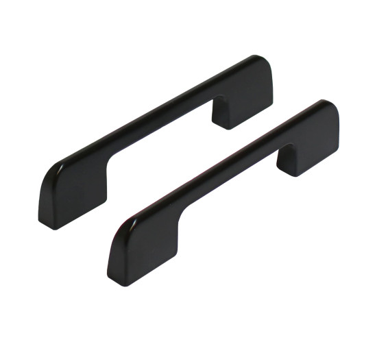 StahlBuro Ручка скоба меб A300-96 BL мат черный 2шт  4680143717889