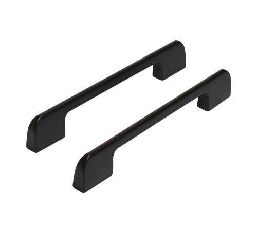 StahlBuro Ручка скоба меб A300-128 BL мат черный 2шт  4680143717896