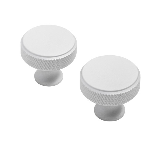 StahlBuro Ручка кнопка меб AP2704 W мат белый хром 2шт 4680143720582