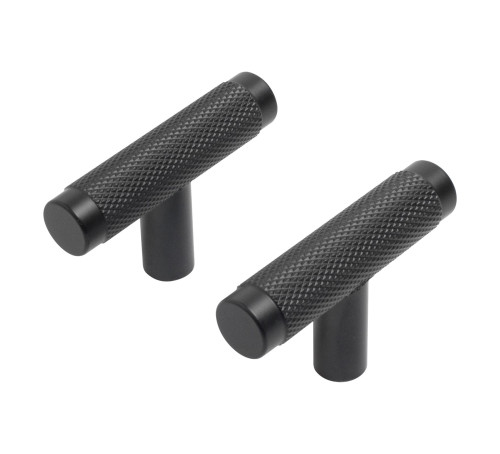 StahlBuro Ручка кнопка меб AP2308 BL мат черный 2шт 4680143721039