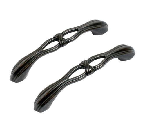 StahlBuro Ручка скоба меб С 2533-96 BL мат черный  2шт  4680143722296