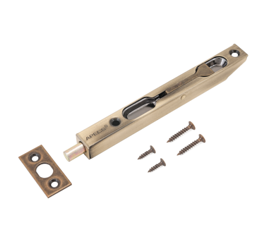 Шпингалет  торцевой FB 01-140-АВ бронза 4603869032180