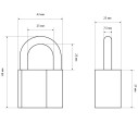 Стандарт  Замок навес AL 750 d7.5мм 4607117773153