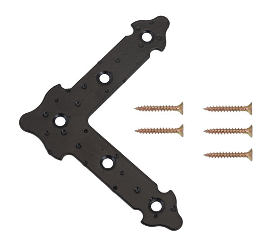 NOEZ Уголок декор прямой УДП 110-SL  черный мат 4627073481930