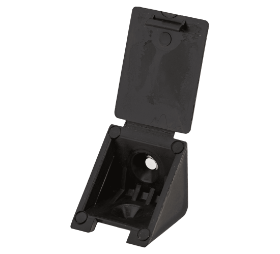 Soller Уголок монтажный пластм 12 черный