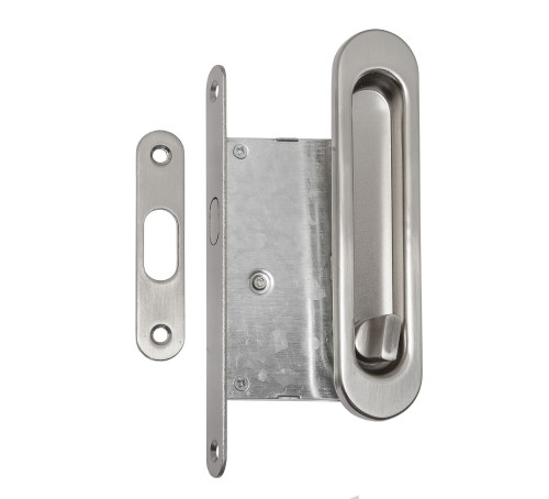 TIXX Ручки с замком для раздвижных дверей SDH ВК 501 SN мат никель