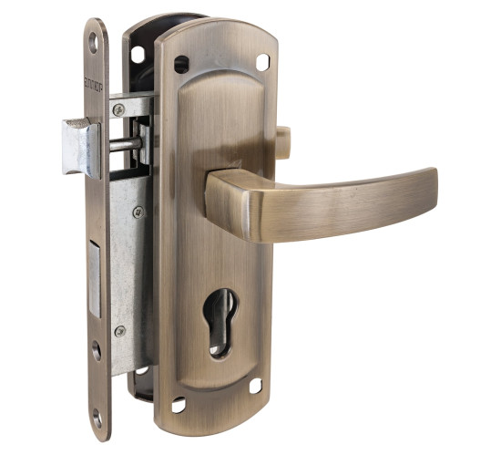 АЛЛЮР Замок врез ЗВ4-158А АВ бронза без цмех 4640001796791