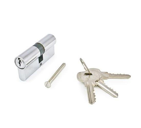 АЛЛЮР Цилиндр. механизм A 70-3KА один секрет CP хром