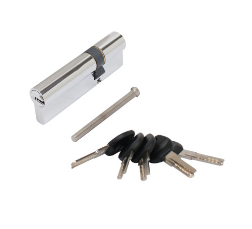 АЛЛЮР Цилиндр. механизм HD F 90-5K СP (25*10*55) (30*60) хром перф 4640001798252