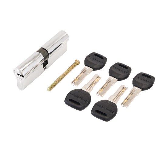 АЛЛЮР Цилиндр. механизм HD F 90-5K СP хром перф 4640001798269