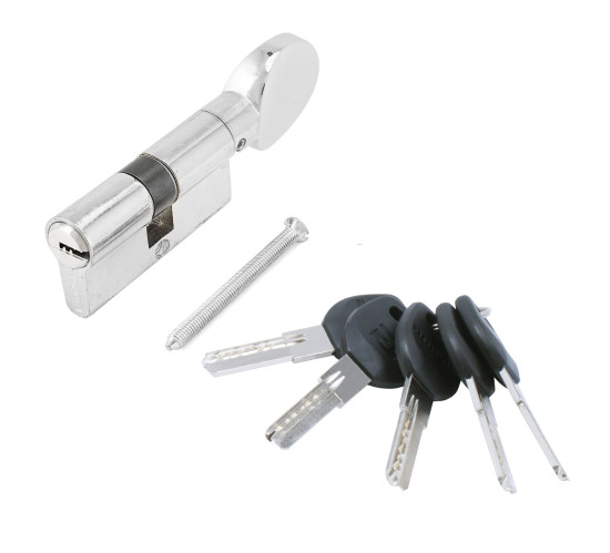 АЛЛЮР Цилиндр. механизм HD FG 60-5K СP хром верт перф 4607117778028 АЛЛЮР Цилиндр. механизм HD FG 60-5K СP хром верт перф 4607117778028