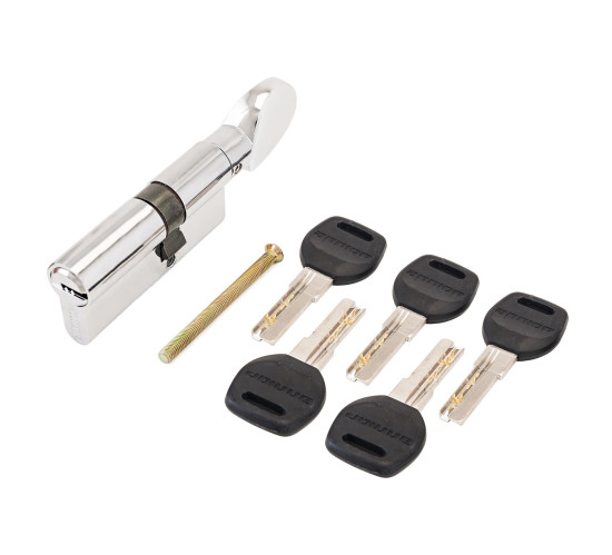 АЛЛЮР Цилиндр. механизм HD FG 70-5K СP (25G*10*35) хром  верт  перф 4640001798306