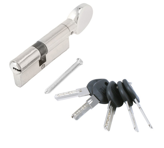 АЛЛЮР Цилиндр. механизм HD FG 80-5K СP (30*10*40G) (35*45G) хром  верт  перф 4640001798443