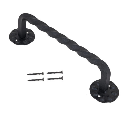 Ручка скоба Витая черный муар 240мм 4631140458947