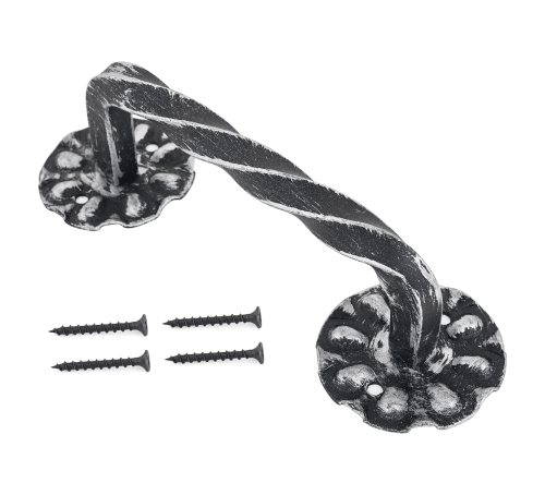 Ручка скоба Витая  серебро 150мм 4631136717560