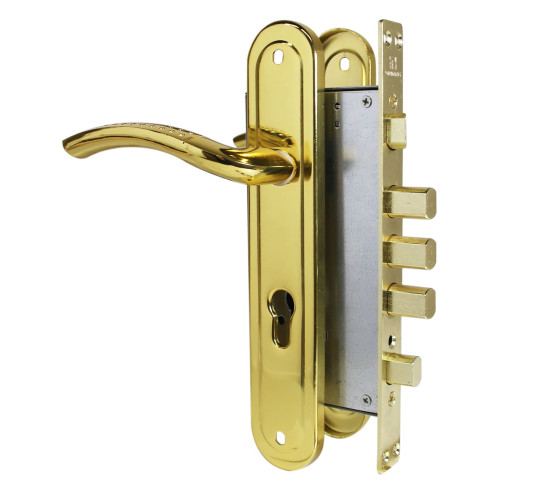 Нора М  Комплект ручек на планке 100-85мм мат хром