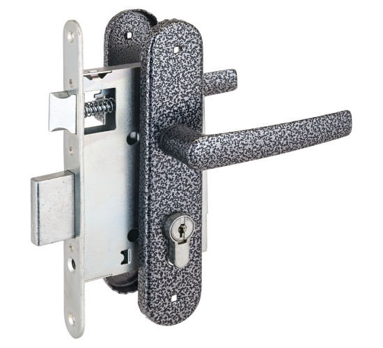 Птишмаш  Замок врез ЗВ4-3-08 ЗВ4-155 серебро мо 55 4627113823416