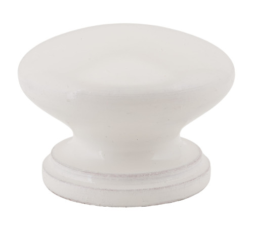 Алапаевск Ручка кнопка меб большая белая 4660041982909
