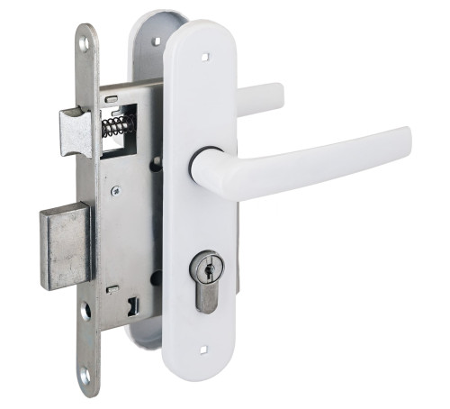 Птишмаш  Замок врез ЗВ4-3-08 ЗВ4-155 белый  мо 55 4627113823331