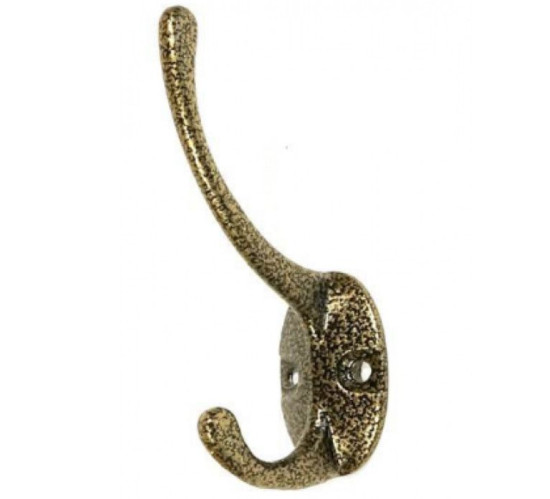 Крючок вешалка 24 полимер бронза 14680039971569