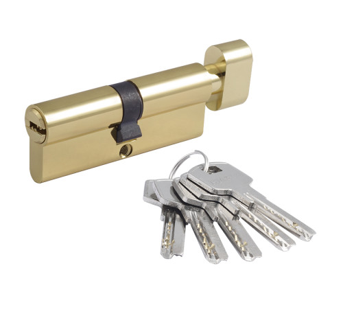 Нора М Цилиндр. механизм ECO Z ЛПВ-80 (40*40в) латунь перф кл/верт 5к 4606555072422